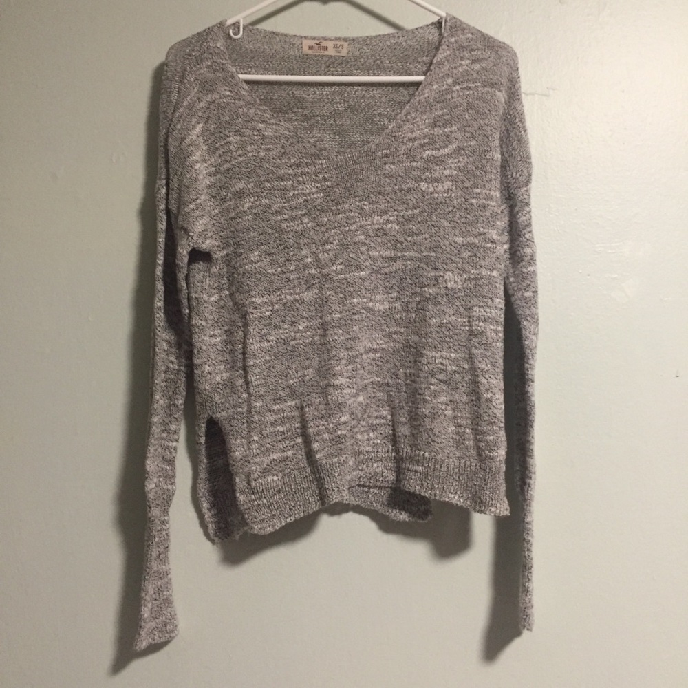 Hollister Salt & Pepper Sweater